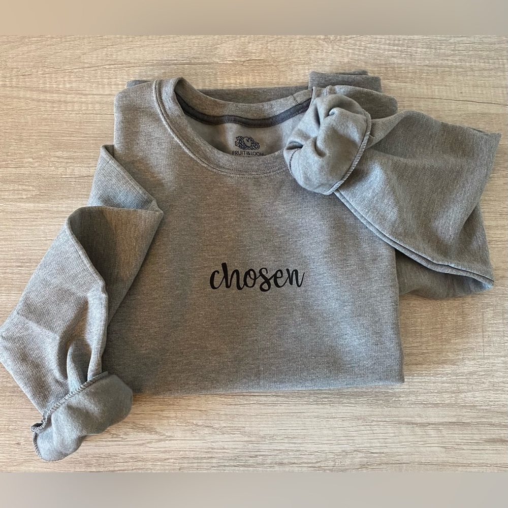 Who God says I am crewneck sweatshirt